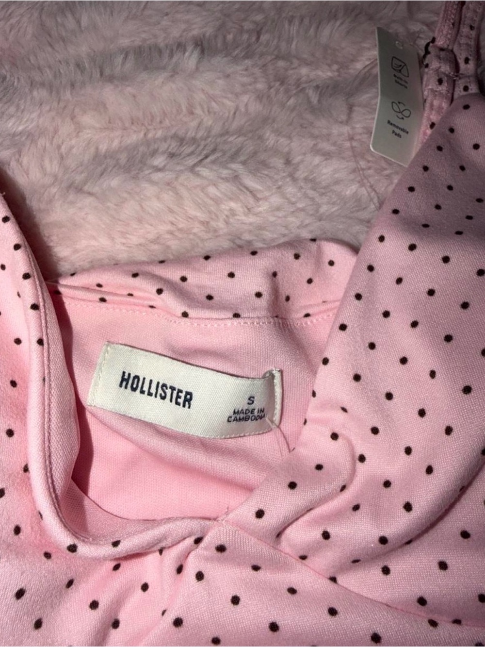 hollister pink polka dot dress 🩷🖤 - Picture 2 of 4